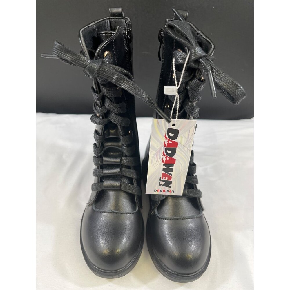 Dadawen Girl's Black Shoes/Boots Size 28 (11) SKU 5958